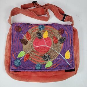 Vintage Hippie Carry Bag Large Crossbody Casual or Work LAPTOP SIZE by KC